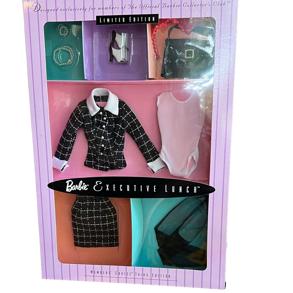 BARBIE Executive Lunch Boxed Doll Fashion NRFB NWT